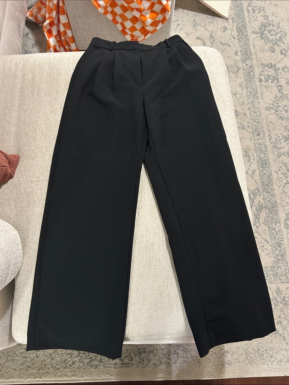 BCX Black High-Waist Wide Leg Trousers